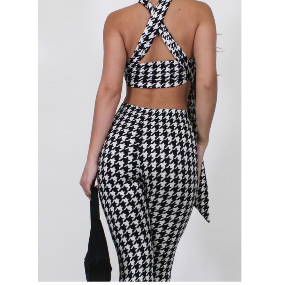Magic wrap top and bell bottom pants set - Picture 8 of 10